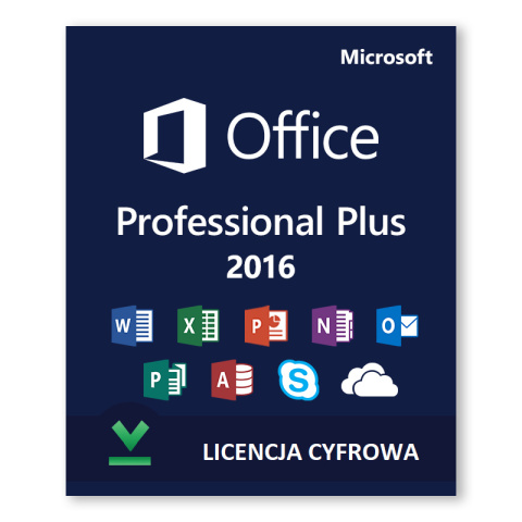 Klucz Office 2016 Professional Plus